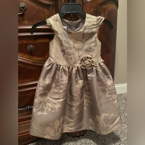 Girls gold dress